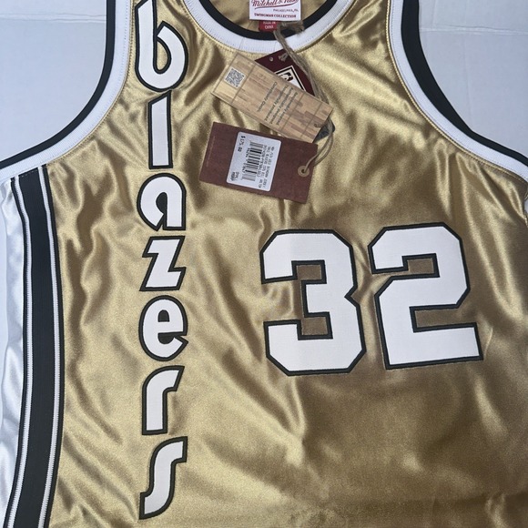 75th Gold Swingman Bill Walton Trail Blazers Jersey NWT Small - Picture 5 of 8